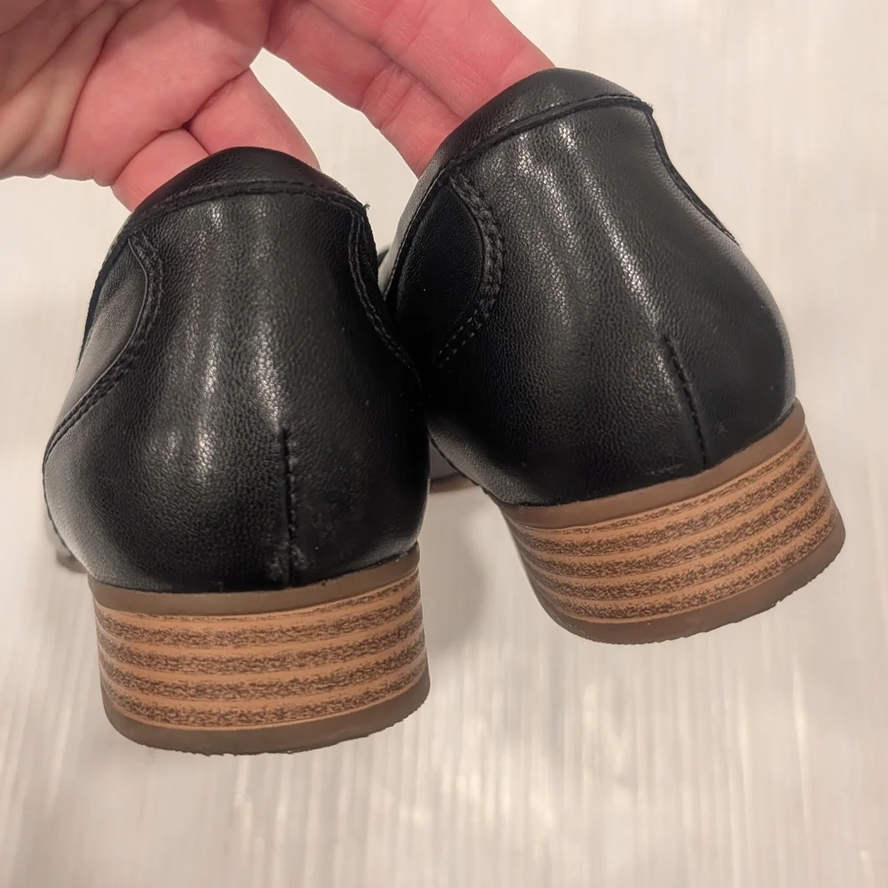CLARKS Juliet Aster Women's Black Horsebit Loafers Size 8